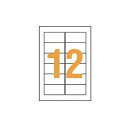 (まとめ)ライオン事務器 LPタックラベル A4判42×84mm(12片入)LP-212W5 1箱(100シート)【×3セット】 効率アップの鍵 使いやすいA4...