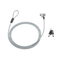 NobleWedgeスロット対応セキュリティワイヤー(eセキュリティ・鍵No.1) SLE-35S-1 簡単に取り付けられる、一体型で超小型のシリンダータイプの...