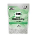 (まとめ) エステー 消臭力 業務用 ゲル トイレ用 詰め替え 1.4kg 森林 【×10セット】 森林の香りが広がる エステーの消臭力業務用ゲル、トイレ用詰め...