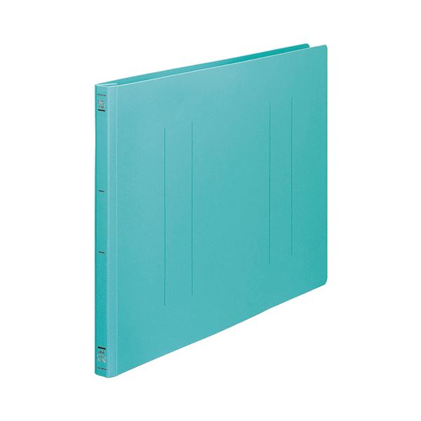 (まとめ) コクヨ フラットファイル(PP) A3ヨコ 150枚収容 背幅20mm 緑 フ-H48G 1セット(10冊) 【×5セット】 スリムで収納力抜群の緑...