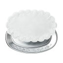 (まとめ) アートナップ パーティープレート レースペーパー付 大 PA-08 1パック(2枚) 【×30セット】 便利な食器セット プラスチックトレーにレース...