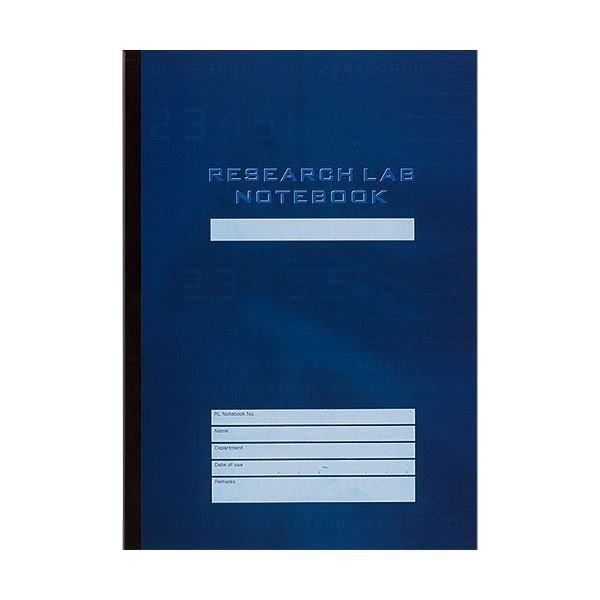 (まとめ) コクヨリサーチラボノート(スタンダード) A4 5mm方眼罫 80枚 ノ-LB208SN 1冊 【×10セット】 使いやすいノート、研究者向け、A4...