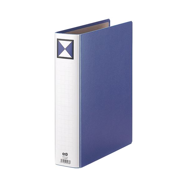 (まとめ) TANOSEE 両開きパイプ式ファイル A4タテ 500枚収容 背幅66mm 青 1冊 【×30セット】 使い勝手抜群の両開きファイル30冊セット ...