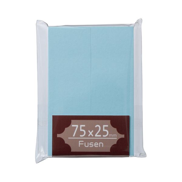 (まとめ) TANOSEE ふせん 75×25mm 空 1パック(2冊) 【×50セット】 メモ・付箋・紙製品 付箋 通常粘着 (まとめ) TANOSEE 付箋...