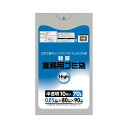 (まとめ)ワタナベ工業 業務用ポリ袋 半透明70L 0.05mm厚 5M-80D 1パック(10枚)【×10セット】 たっぷり整理 収納 できる 頼りになる厚み...