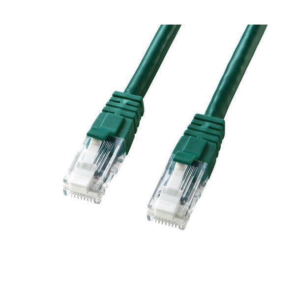 つめ折れ防止カテゴリ6LANケーブル 配線 KB-T6TS-10GN 断ち切れぬ絆を紡ぐ、高い耐久性 頑丈 な三層構..