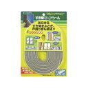 (まとめ) 槌屋 すき間モヘヤシール グレー 9mm×9mm×2m NO9090-GR 1巻 【×10セット】 静寂と快適を追求する究極の緩衝材、モヘヤシール ...