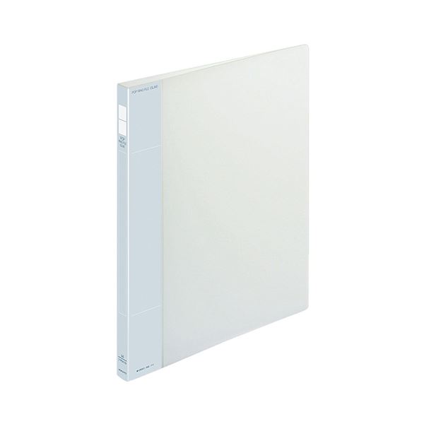 (まとめ) コクヨ ポップリングファイル(スリム) A4タテ 2穴 100枚収容 背幅21mm 透明 フ-PS410T 1冊 【×30セット】 透明でスリムなA...
