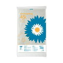 (まとめ)TANOSEE ゴミ袋 半透明 45L 1パック(20枚)【×50セット】 ボリューム満点 しっとり感たっぷり 透明感あふれる45Lゴミ袋、1パックで...