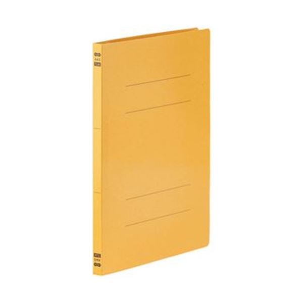 (まとめ)TANOSEE フラットファイルPPラミネート表紙タイプ A4タテ 150枚収容 背幅17.5mm イエロー 1セット(30冊:10冊×3パック)【×...