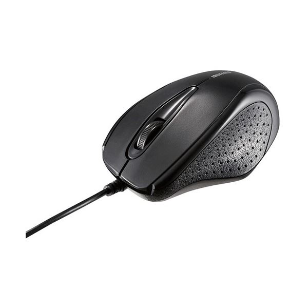 (まとめ) バッファロー 有線IR LEDマウス3ボタンタイプ 簡易パッケージモデル ブラック BSMRU21BKZ 1個 【×3セット】 黒 環境に優しいデザインの有線IR LEDマウス、3ボタンタイプの簡易パッケージモデル シンプルで使いやすいブラックカラー 3個セットでお得に 黒