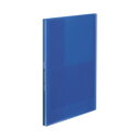 (まとめ)コクヨ クリヤーブック(Glassele) 固定式 A4タテ 20ポケット ブルー ラ-GL20B 1冊 【×20セット】 青 目立たない傷を隠すシボ...