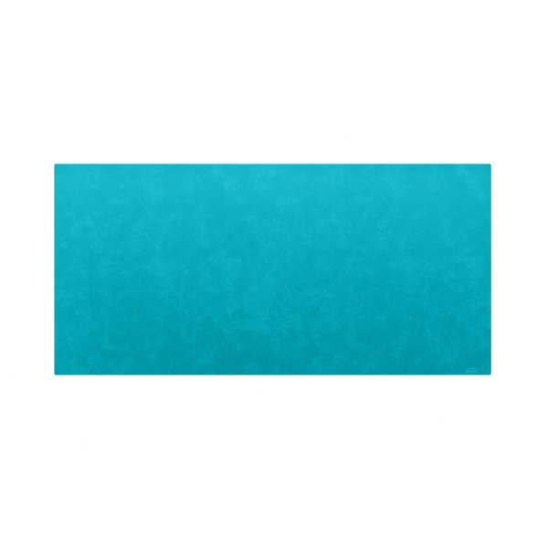 高級PVCレザー デスク (テーブル 机) マット 【10:ターコイズブルー】 620×300mm カット可 日本製 国産 〔DIY素材 背景 クラフト用品〕 ...