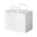 (まとめ) HEIKO Hフラットチャームバッグ280-1 白 #003277505 1パック(50枚) 【×10セット】 多用途に活躍する、広々マチと低い高さ...