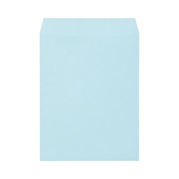 (まとめ) キングコーポレーション ソフトカラー封筒 角3 100g/m2 ブルー K3S100B 1パック(100枚) 【×10セット】 青 鮮やかなブルーの...