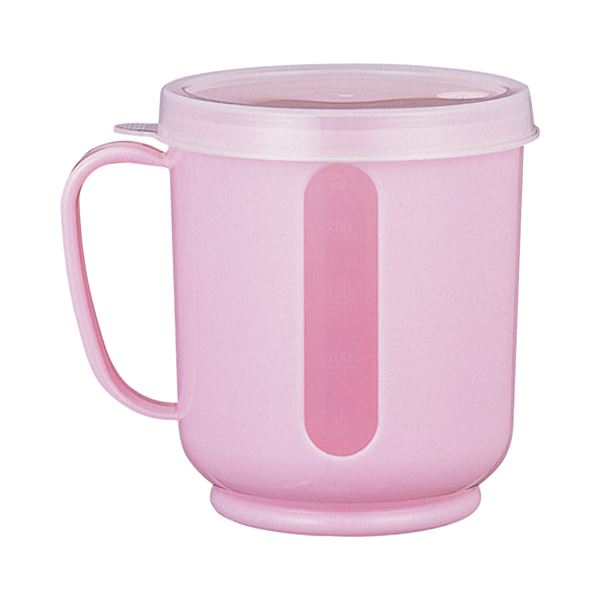 (まとめ)小森樹脂 メモリーコップ ピンク 1セット(3個)【×5セット】 使いやすく衛生的なピンクカラーのメモリーコップ 目盛り付き窓で残量チェックが簡単 3...