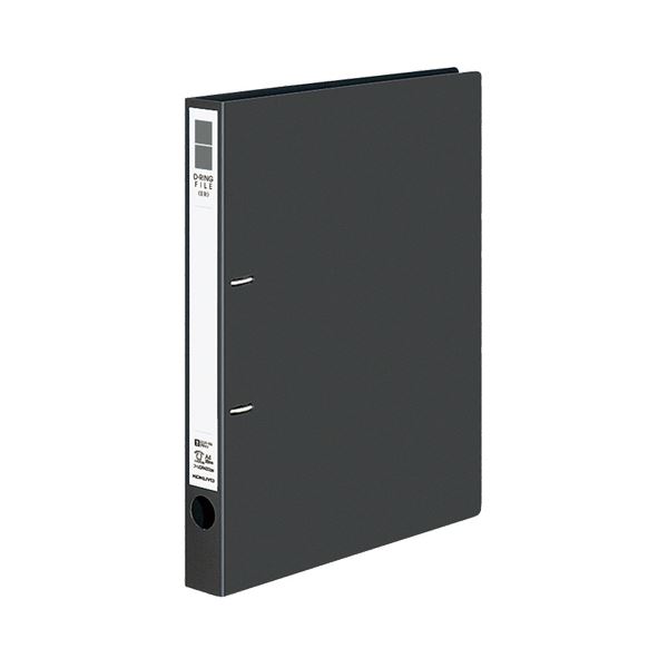 (まとめ) コクヨ Dリングファイル(ER) A4タテ 2穴 200枚収容 背幅34mm ダークグレー フ-UDR420NDM 1冊 【×30セット】 収納力抜...