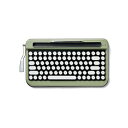 AJAX タイプライター風キーボードPENNA(ペナ) Olive Green PNADOG 新しいテクノロジーとヴィンテージデザインが融合した、楽しさ満点のキーボード レトロな雰囲気と革新的な機能が融合した、タイプ入力をより快適にするAJAXタイプライター風キーボード、PENNA(ペナ)オ(2)