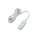 (まとめ) ほこりシャッター付き電源タップ 2P・3個口 ホワイト 5.0m T-ST02-22350WH 1個 【×3セット】 白 エレコムのダストガード付き電源タップで清潔な空間をキープ 未使用時も安心のほこりガード付きで、使い勝手抜群 新品同様の状態でお届け エレコムのほこりシャッタ