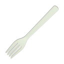 (まとめ)やなぎプロダクツ プラスチック フォーク ホワイト Y-141 1パック(100本)【×10セット】 白 透明袋に1本ずつ入った個別包装のプラスチック...