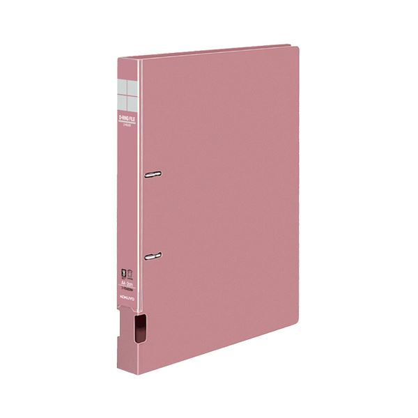 (まとめ) コクヨ DリングファイルS型 再生PP表紙 A4タテ 2穴 200枚収容 背幅34mm ピンク フ-FD420P 1冊 【×30セット】 ピンクの再...