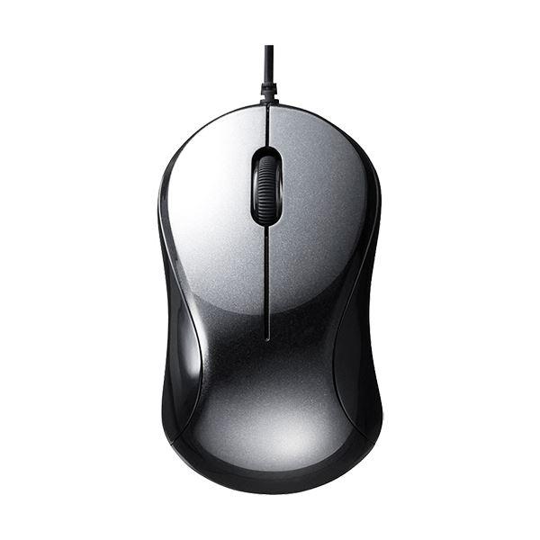 (まとめ)バッファロー 有線 BlueLED 静音3ボタンマウス ブラック BSMBU100BK 1セット(5個)【×3セット】 黒 静かで感度の高い有線タイプのマウスが、どんな場所でも使える ブラックカラーのバッファロー BlueLED マウスセット(5個)×3セット 黒