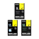 (まとめ)カシオ NAME LANDキレイにはがせて下地がかくせる強粘着テープセット 9・12・18mm 黄/黒文字 XR-MIX-GCYW-3P1パック(3個:各サイズ1個)【×2セット】 驚異的な多機能 驚きのお得感 下地を完璧に隠す はがせる強力テープセット 3サイズ揃い踏み 黄/黒文字 XR-MIX-G(2)