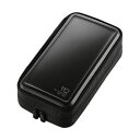 (まとめ) Blu-ray・CD・DVD対応ファスナーケース 112枚整理 収納 ブラック CCD-HB112BK 1個【×10セット】 黒 細かな目の不織布で...