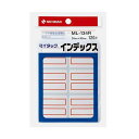 (まとめ) ニチバン マイタック インデックス紙ラベル 特大 40×34mm 赤枠 ML-134R 1セット(1200片:120片×10パック) 【×5セット】...