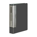 コクヨ クリヤーブック(ウェーブカットポケット・固定式)A4タテ 100ポケット 背幅64mm ダークグレー ラ-T590DM 1セット(4冊) スムーズな書類...