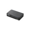 Giga対応スイッチングHub/8ポート/プラスチック筐体/電源外付モデル/ブラック EHC-G08PA2-B 黒 エネルギー節約で最大約82%の省電力 静かな...