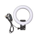 エツミ VLOG LEDクリップライト360° 6インチ VE-2310 充電不要のUSB LEDクリップライトで、WEB会議の明るさをサポート 360°回転可...