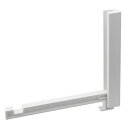 川喜金物 narrow style ルームハンガーブラケット ホワイト 32035 【0211-00878】 白 スリムデザインのホワイトルームハンガーブラケッ...