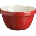 【メイソンキャッシュ】 陶製 プディングボウル 【16cm レッド】 電子レンジ オーブン 食洗器対応 〔キッチン 台所〕 赤 食器洗浄機対応の陶器製ボウル、英国MASON CASHの料理道具 16cmのレッドボウルは美味しいプディング作りに最適 電子レンジやオーブンでも使え、食洗器