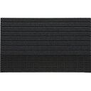【8個セット】 玄関マット/泥落としマット 【屋外用 Sサイズ】 幅74cm 水洗い可 ストライプ模様 屋外で頼りになる泥落としマット しっかり汚れを落とすエン...