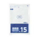 (まとめ)TANOSEE 規格袋 15号0.03×300×450mm 1パック(100枚)【×10セット】 驚異の0.03mm超薄透明袋 大容量 大型 15号サ...