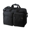 ビジネスバッグBAG-3WAY21BK ブラック 黒 ビジネスを華やかに彩る、ブラックの3WAYビジネスバッグ 多機能で使い勝手抜群、が贈る最高のビジネスパート...