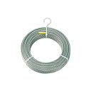 TRUSCO ステンレスワイヤーロープ Φ4mm×200m CWS-4S200 1本 高い耐久性 頑丈 なステンレスワイヤーロープ、直径4mm×長さ200m 信...