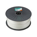 TRUSCO ビニロンロープ 12mm×100m ボビン巻 R-12100 1巻 頑丈で信頼性抜群 12mm×100mの頼れるビニロンロープ、あなたの作業をサポ...