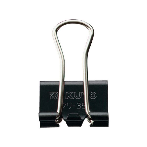 (まとめ)コクヨ ダブルクリップ 小 口幅19mmクリ-35 1セット(100個)【×2セット】 スペース節約 折りたたみ可能なハンドル付き 便利な小型ダブルク...