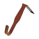 (まとめ)コンテック どこでもピッタリフックブラウン AP-02 1個【×20セット】 茶 簡単取り付け どんな場所でもピッタリ 引き出しや扉に挟んで、曲げるだ...