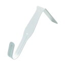 (まとめ)コンテック どこでもピッタリフックホワイト AP-01 1個【×20セット】 白 簡単取り付け どんな場所でもピッタリ 引き出しや扉に挟んで、曲げるだ...