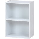 カラーボックス 収納棚 約幅41.8×奥行29×高さ60cm 2段 白 ホワイト リビング ダイニング キッチン ベッドルーム お客様組立品 カラーボックス 収...