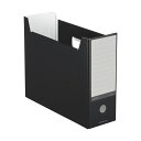 (まとめ) コクヨ ファイルボックス(NEOS)A4ヨコ 背幅102mm ブラック A4-NELF-D 1セット(10冊) 【×10セット】 黒 シーンにフィッ...