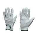 (まとめ) 東和コーポレーション 豚革 クレスト マジックテープ付 M ホワイト 486-M 1双 【×5セット】 白 手に馴染む至高の豚革手袋 耐摩耗性抜群で...