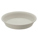 (まとめ)リッチェル エコル プレート 10号 ホワイト(W)【×3個セット】 白 日本製 国産 の美しい器 多機能なホワイトプレート エコで使いやすい 受け皿やプランタープレートにも最適 リッチェルのエコルプレート10号、3個セット 白