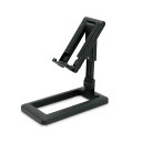 (まとめ) 日本トラストテクノロジー FLAT STAND BLACK FSTAND-BK 【×3セット】 持ち運びに最適なモバイルスタンド どこでも活躍する便...