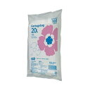 (まとめ)TANOSEE ゴミ袋エコノミー乳白半透明 20L 1パック(100枚)【×20セット】 頑丈な引っ張りにも耐える! 高密度ポリエチレンで作られたカサ...