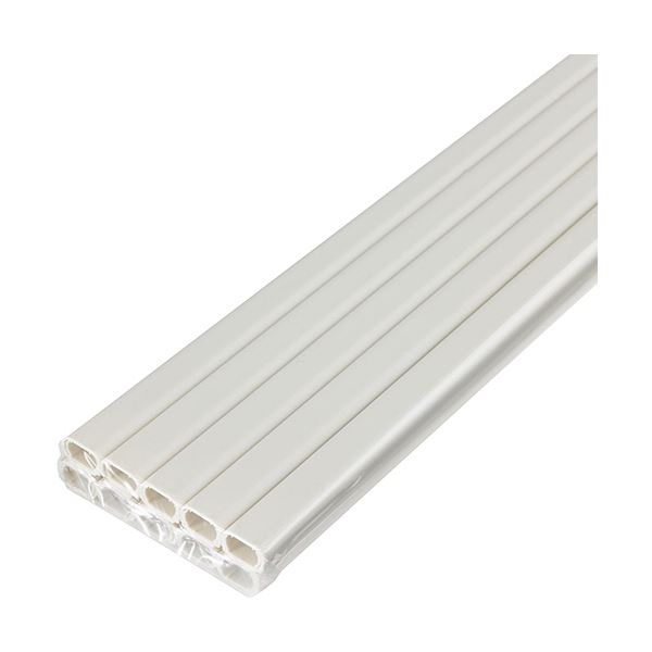 （まとめ） テープ付ABSモール 1号1m ミルキー M-T1110P（M）1パック（10本）【×2セット】 美しく整頓..