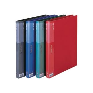 ビュートン リングバインダー A4タテ30穴 30枚収容 背幅25mm レッド RB-A4-R 1セット(30冊) 赤 手軽に使えるA4サイズのリング式ファイル...